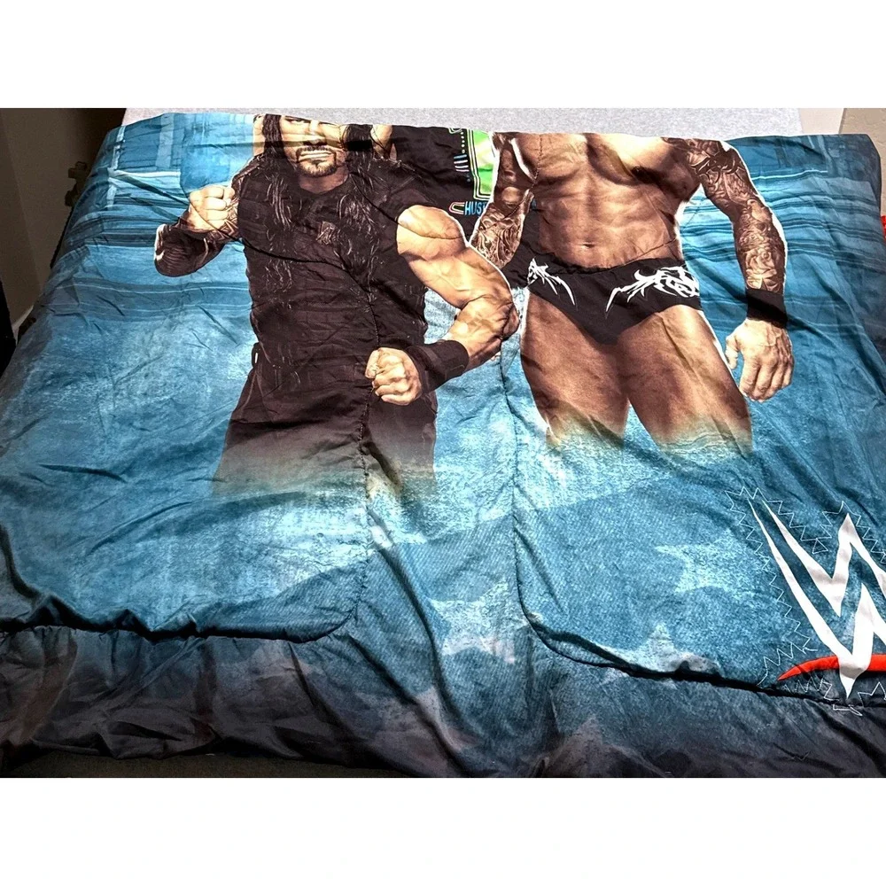 WWE Reversible Twin Comforter John Cena Roman Reigns Randy Orton Daniel Bryan